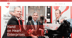 Desktop Screenshot of handonheart.ie